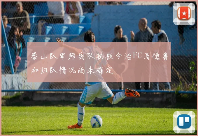 泰山队军师离队执教今治FC马德鲁加归队情况尚未确定